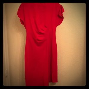 Tahari size 10 beautiful red dress